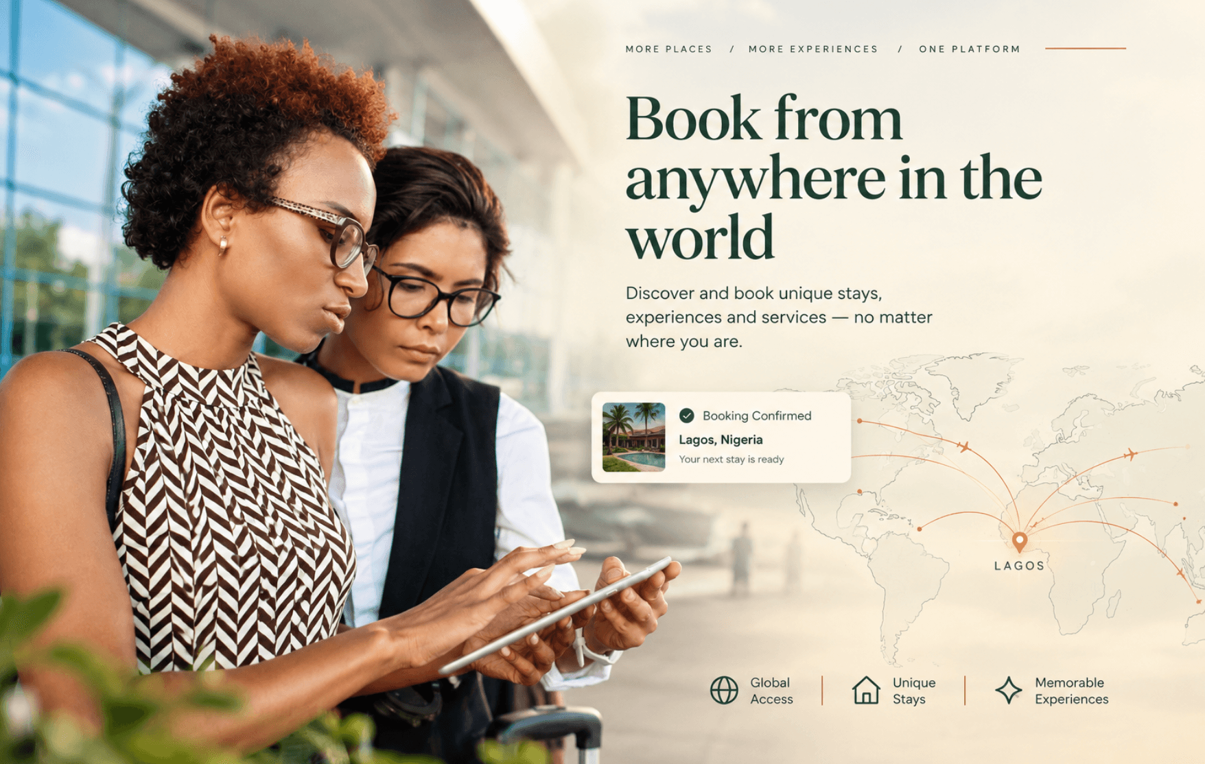 Book a shortlet in Nigeria from abroad and pay in USD, GBP or EUR on Dwelns