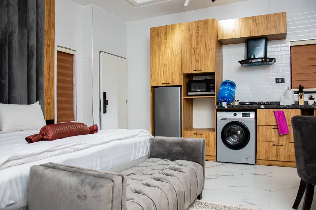 Nifewat apartment Lyon studio — 1-bedroom apartment in Abuja, FCT — photo 7 of 10 (Dwelns)