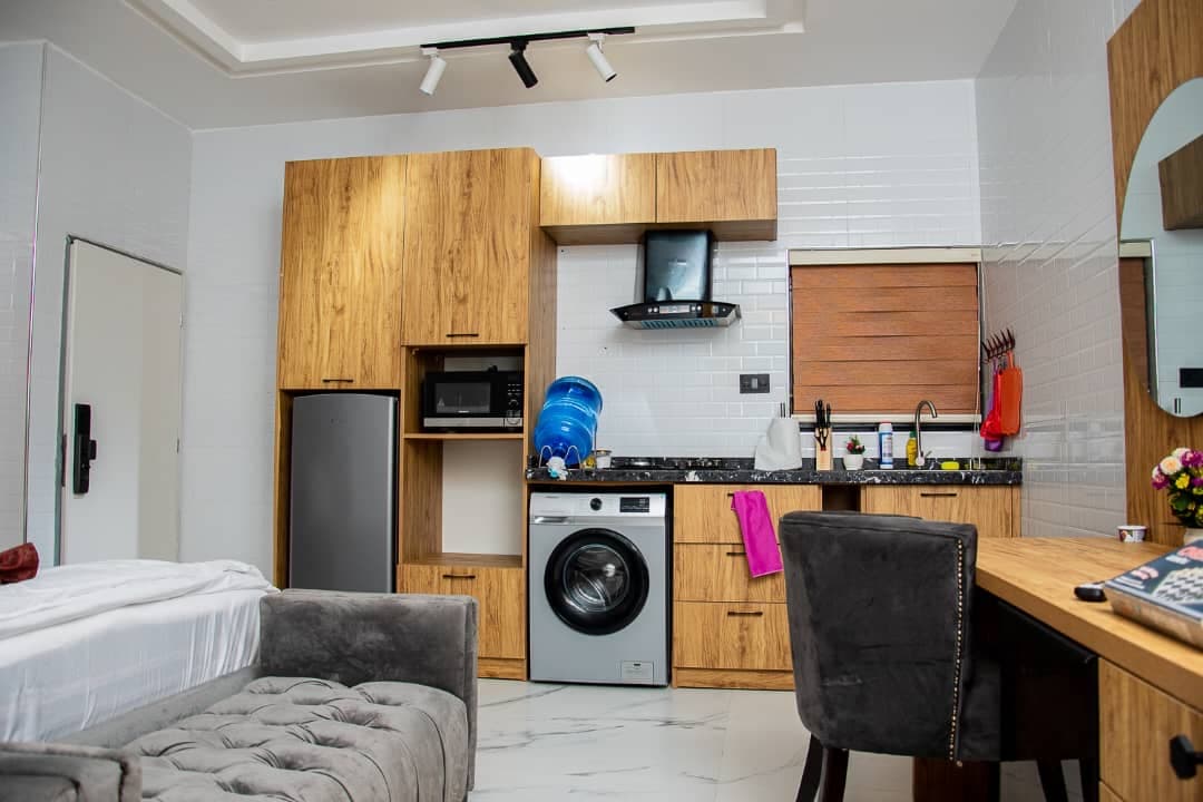 Nifewat apartment Lyon studio — 1-bedroom apartment in Abuja, FCT — photo 5 of 10 (Dwelns)